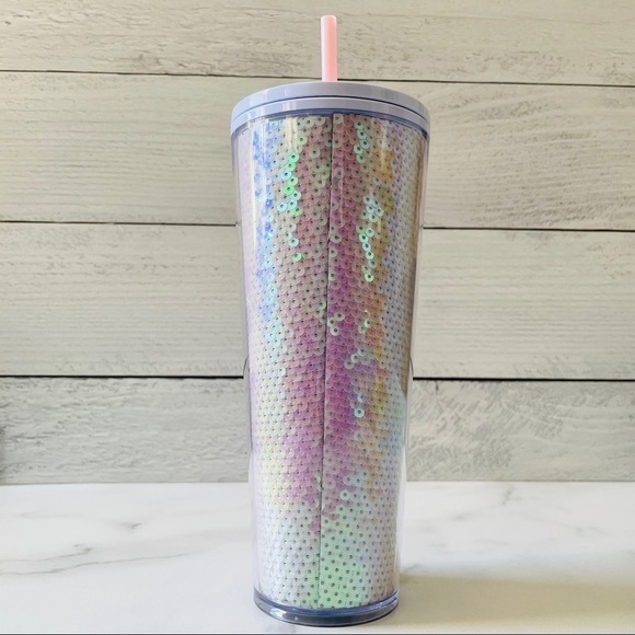Starbucks 2020 Holiday White Sequin Tumbler - Picture 4 of 6
